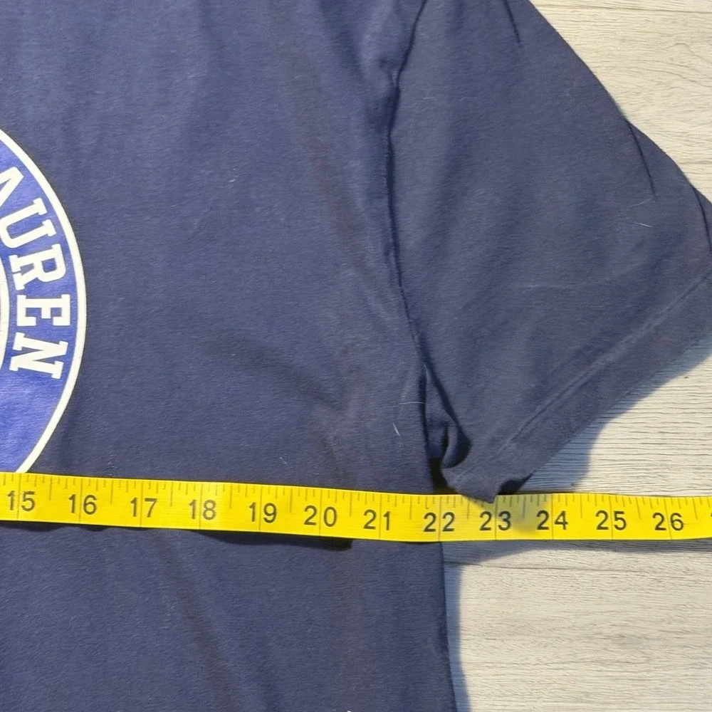 Polo Ralph Lauren T Shirt Men Large Blue Circle Graphic P 1967 Casual Street